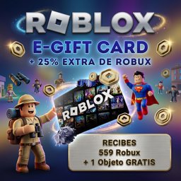 Imagen de 559 ROBUX - GIFT CARD ROBLOX (SOLO PERÚ)