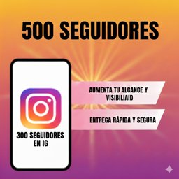 Imagen de 500 SEGUIDORES INSTAGRAM
