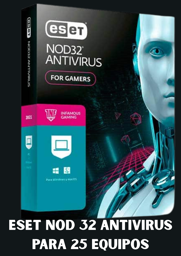 Imagen de ESET NOD32 AntiVIRUS Para 25 EQUIPOS (1 AÑO)