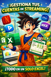 Imagen de EXCEL DE GESTIÓN DE CUENTAS DE STREAMING 💻