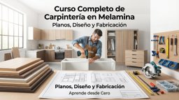 Imagen de CURSO Y PLANOS PARA MELAMINA Y CARPINTERIA