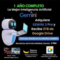 Imagen de GEMINI PRO + 2TB (1 AÑO)