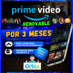 Imagen de  ✨PRIME VIDEO X3 MESES (RENOVABLE)