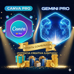 Imagen de GEMINI PRO + CANVA PREMIUM (1 AÑO) | CORREO
