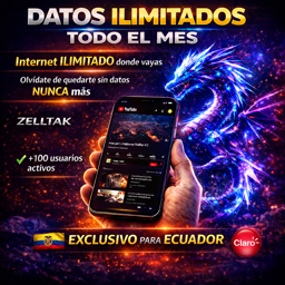 Imagen de 👉 Internet Móvil Todo el Mes | Dragón VPN Ecuador