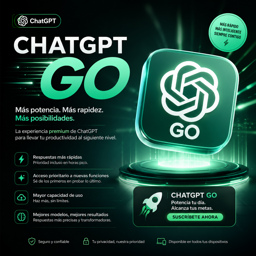 Imagen de CHATGPT GO X 1 MES