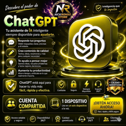 Imagen de ChatGPT plus 1 dispositivo  x1 mes .garantia de 24 hrs