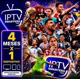 Imagen de IPTV PREMIUM x 1 DISPO x 4 MESES