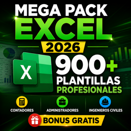 Imagen de 🔥MEGA PACK + 900 PLANTILLAS DE EXCEL