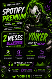 Imagen de SPOTIFY_ 2 MESES _ RENOVABLE