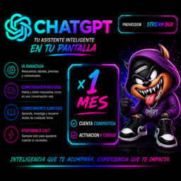 Imagen de CHAT GPT PLUS x 1 MES