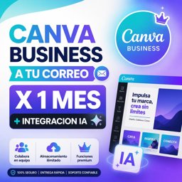 Imagen de 🔥🔥CANVA BUSINESS IA /1 MES A TU CORREO🔥🔥