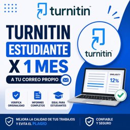 Imagen de 🔥TURNITIN CUENTA A TU CORREO X1 MES🔥